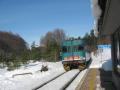 Treno e stazione - La stazioncina di Campo di Giove - Maiella, proprio dietro al Residence Maya